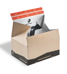 Höhenvariabler Versandkarton aus 100% Recyclingmaterial