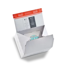 Inside and outside printed shipping carton for cosmetics