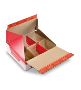 Eurobox with compartments