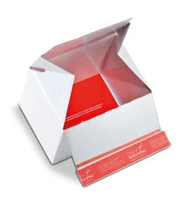 Box for jewellery offset laminated