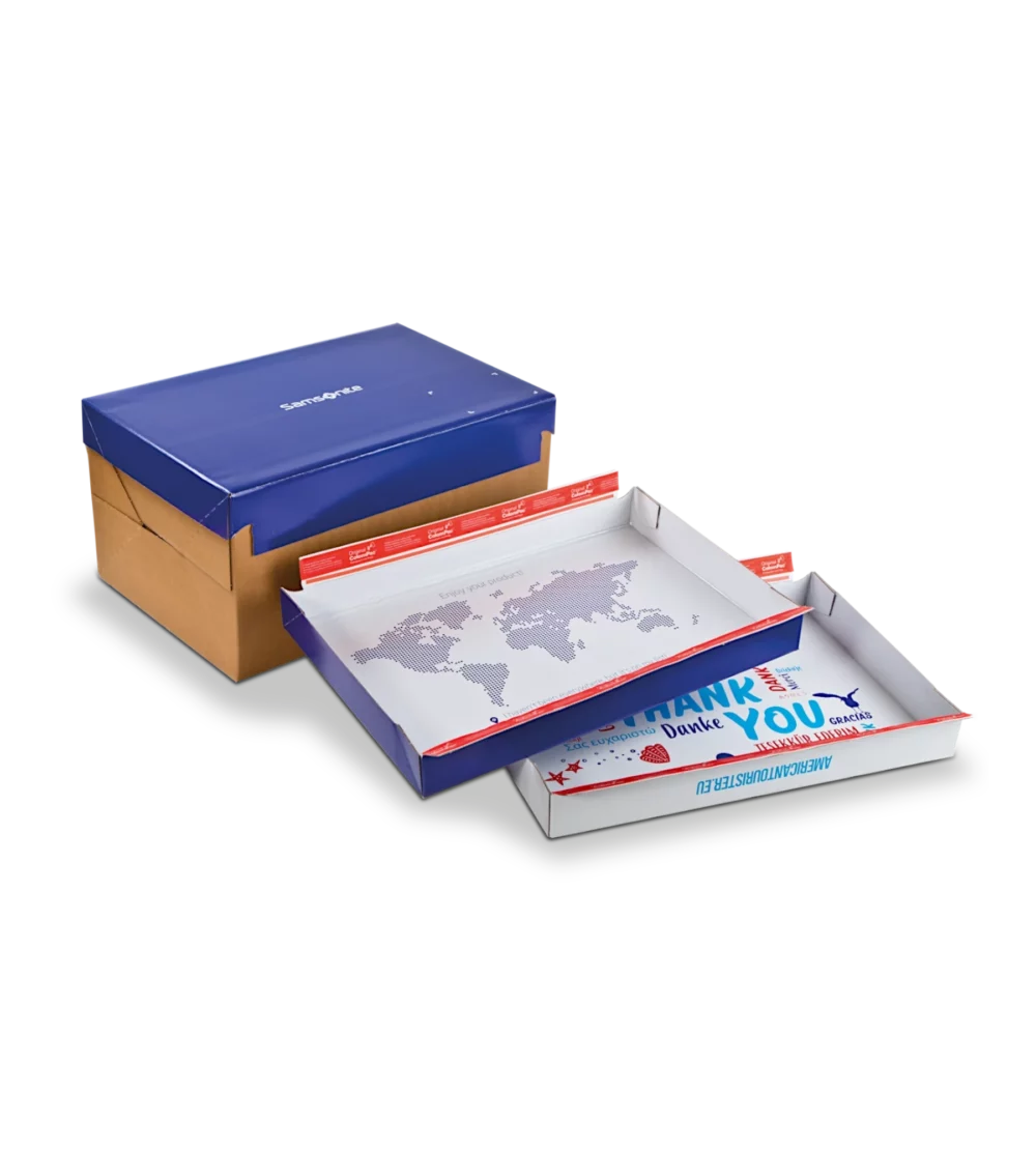 Shipping box with inside print ColomPac®